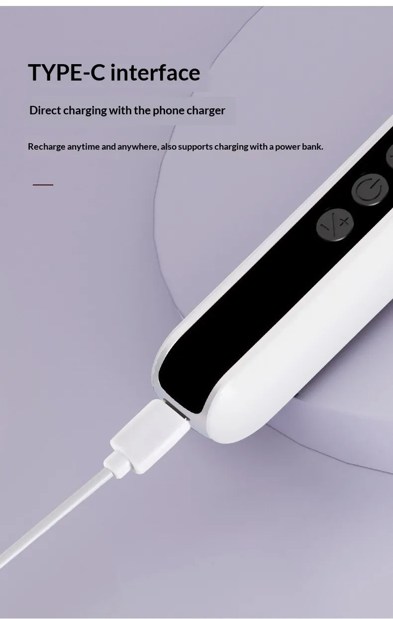 EMS Microcurrent V-Roller Face Massager