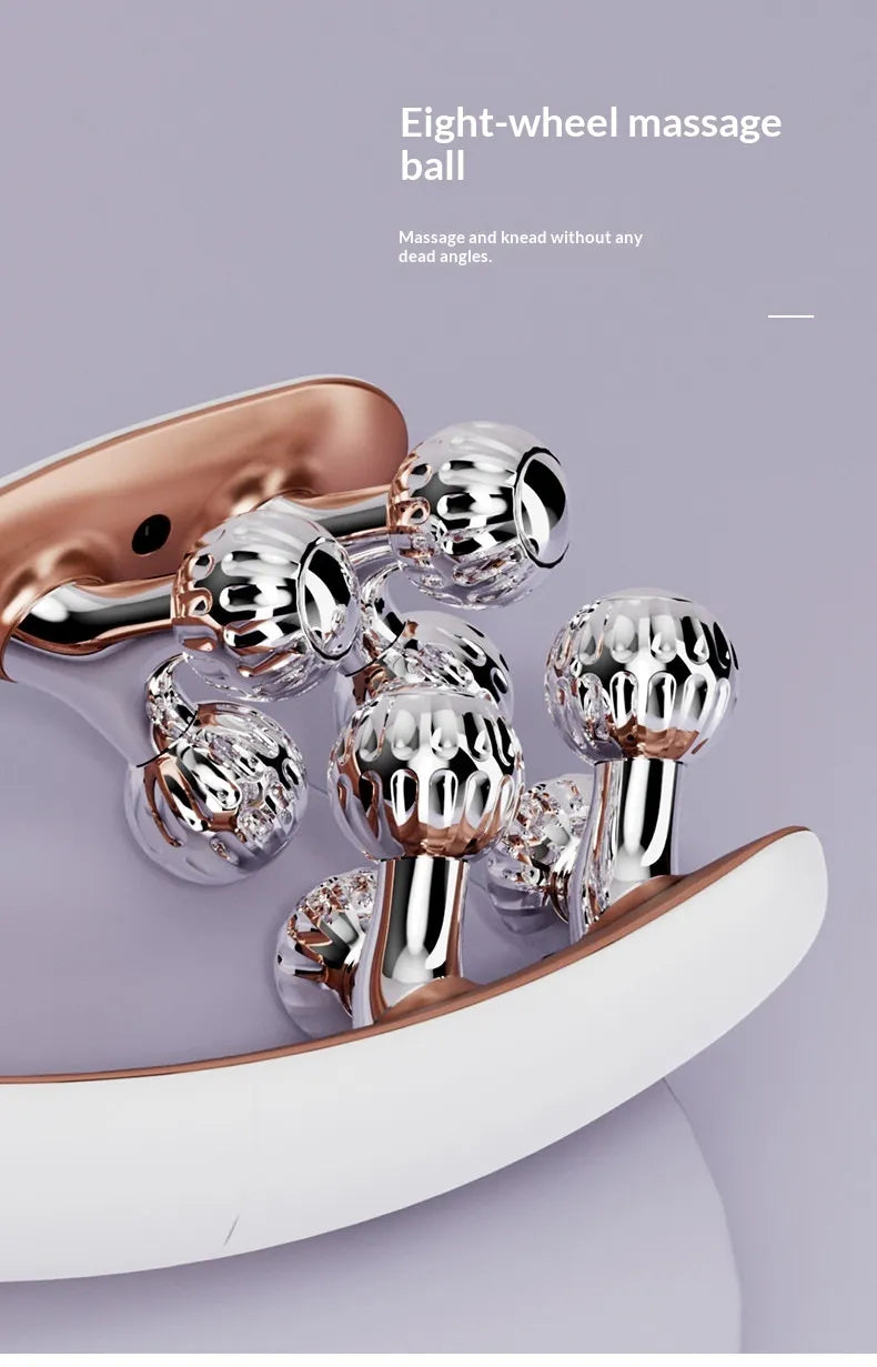 EMS Microcurrent V-Roller Face Massager